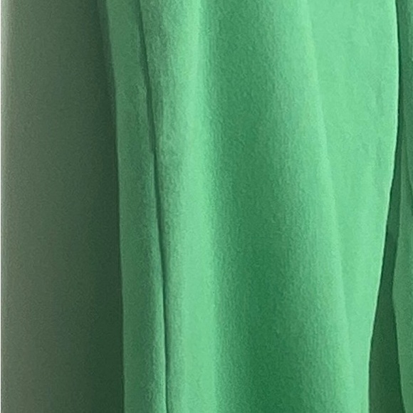 Mike’s Women’s Capri Sweatpants M Green White Paisley w/90 On Leg No Drawstring - Picture 4 of 10